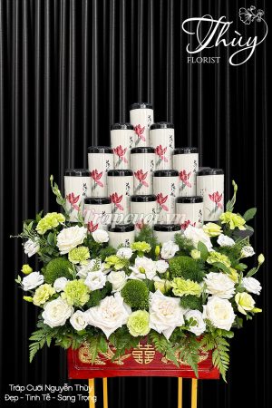 Mẫu tráp ăn hỏi hiện đại đẹp tại Tráp cưới Nguyễn Thùy