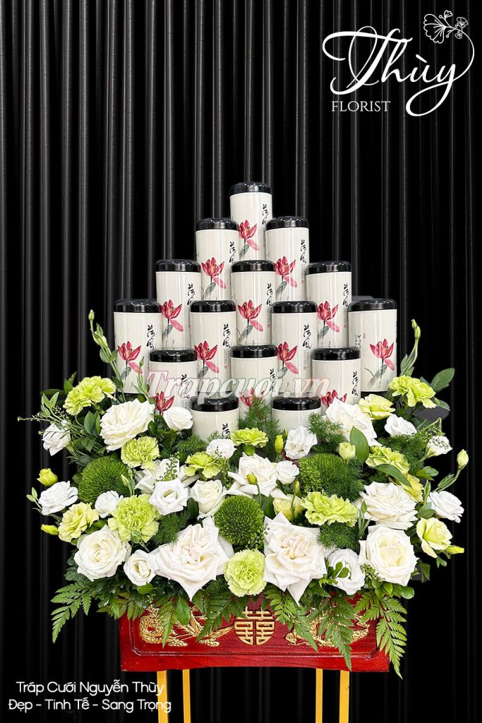 Mẫu tráp ăn hỏi hiện đại đẹp tại Tráp cưới Nguyễn Thùy