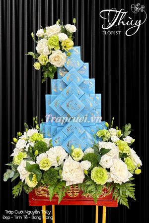 Mẫu tráp ăn hỏi hiện đại đẹp tại Tráp cưới Nguyễn Thùy