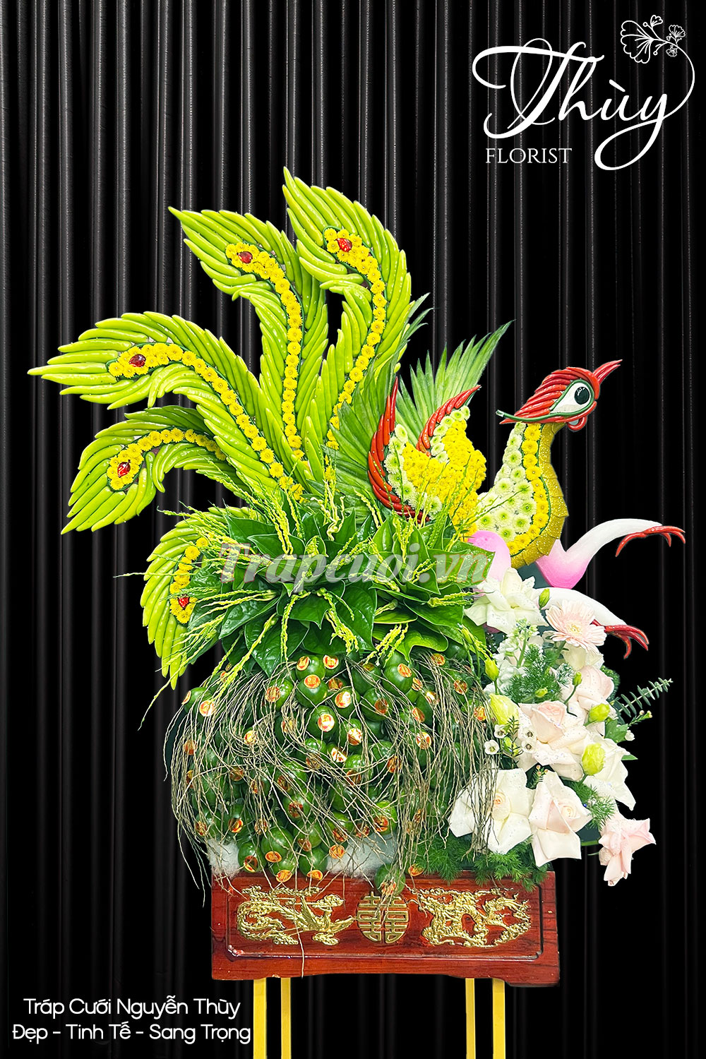 Mẫu tráp ăn hỏi hiện đại đẹp tại Tráp cưới Nguyễn Thùy