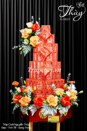 Mẫu tráp ăn hỏi hiện đại đẹp tại Tráp cưới Nguyễn Thùy