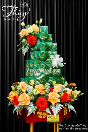 Mẫu tráp ăn hỏi hiện đại đẹp tại Tráp cưới Nguyễn Thùy