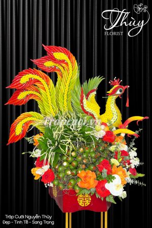 Mẫu tráp ăn hỏi hiện đại đẹp tại Tráp cưới Nguyễn Thùy