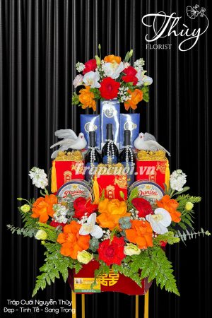 Mẫu tráp ăn hỏi hiện đại đẹp tại Tráp cưới Nguyễn Thùy