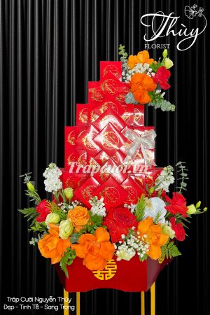 Mẫu tráp ăn hỏi hiện đại đẹp tại Tráp cưới Nguyễn Thùy