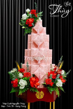 Mẫu tráp ăn hỏi hiện đại đẹp tại Tráp cưới Nguyễn Thùy