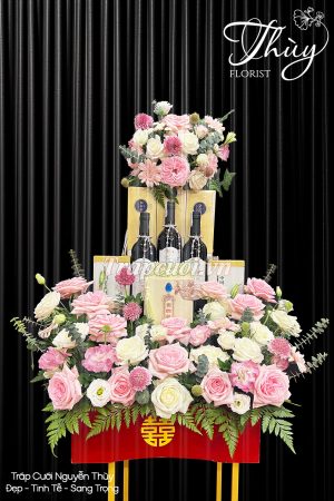 Mẫu tráp ăn hỏi hiện đại đẹp tại Tráp cưới Nguyễn Thùy