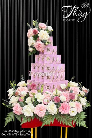 Mẫu tráp ăn hỏi hiện đại đẹp tại Tráp cưới Nguyễn Thùy