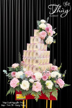 Mẫu tráp ăn hỏi hiện đại đẹp tại Tráp cưới Nguyễn Thùy