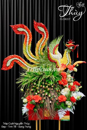 Tráp ăn hỏi rồng phượng cao cấp - Tráp cưới Nguyễn Thùy