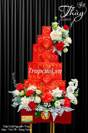 Tráp ăn hỏi rồng phượng cao cấp - Tráp cưới Nguyễn Thùy