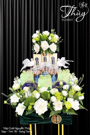 Mẫu tráp ăn hỏi hiện đại đẹp tại Tráp cưới Nguyễn Thùy