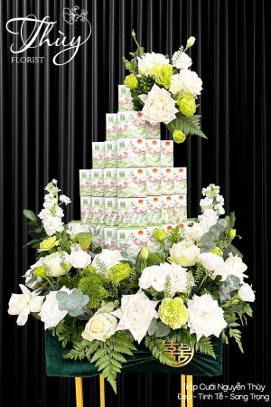 Mẫu tráp ăn hỏi hiện đại đẹp tại Tráp cưới Nguyễn Thùy