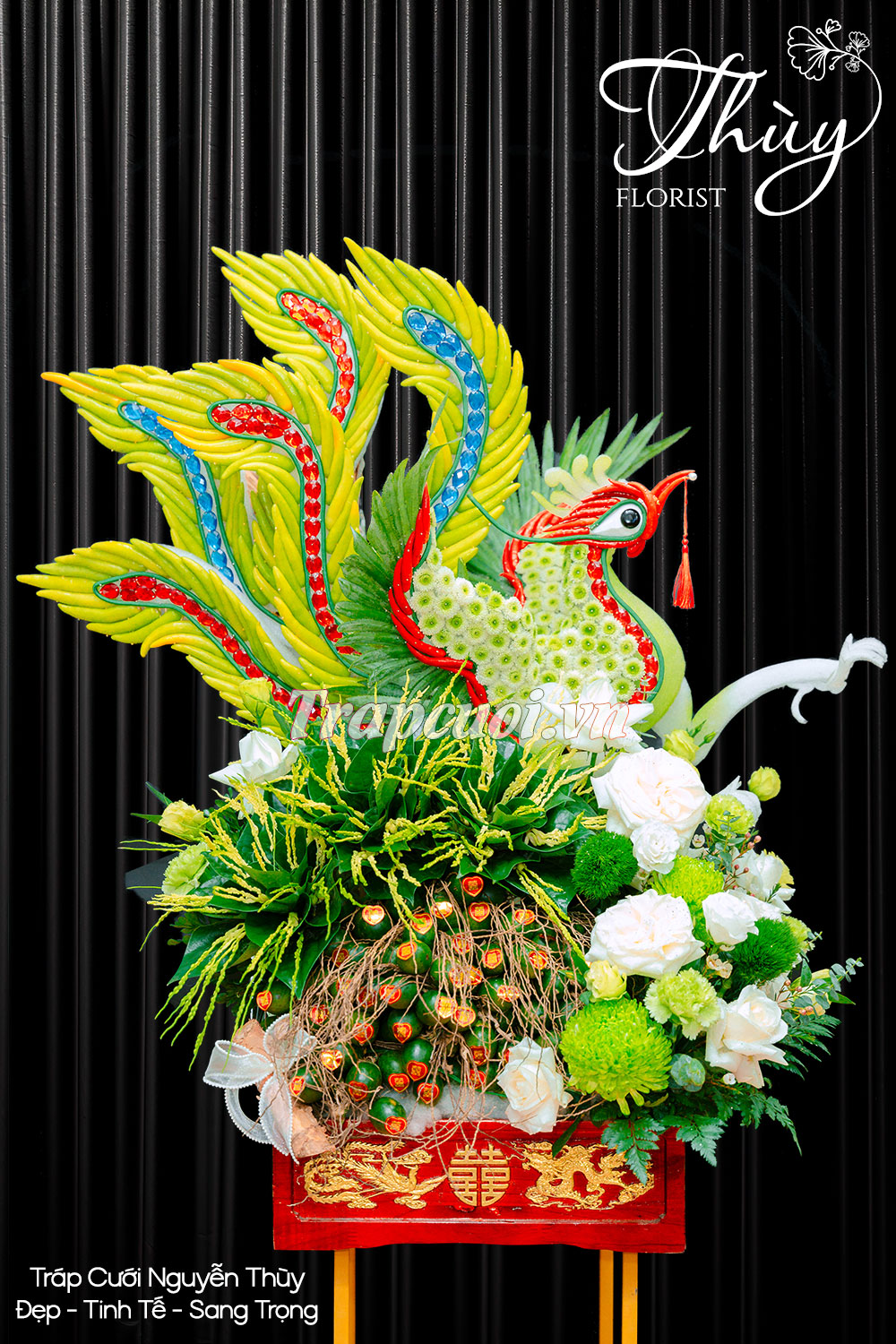 Mẫu tráp ăn hỏi hiện đại đẹp tại Tráp cưới Nguyễn Thùy