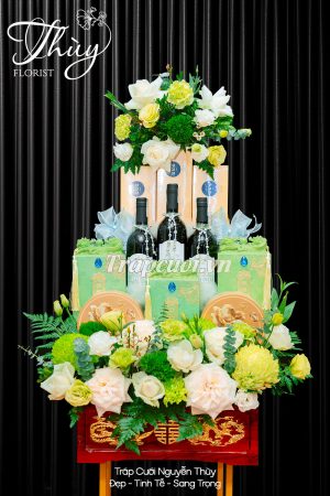 Mẫu tráp ăn hỏi hiện đại đẹp tại Tráp cưới Nguyễn Thùy