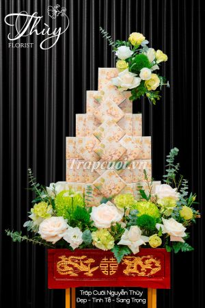 Mẫu tráp ăn hỏi hiện đại đẹp tại Tráp cưới Nguyễn Thùy