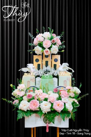 Mẫu tráp ăn hỏi hiện đại đẹp tại Tráp cưới Nguyễn Thùy