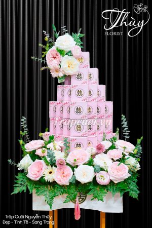 Mẫu tráp ăn hỏi hiện đại đẹp tại Tráp cưới Nguyễn Thùy