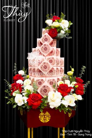 Mẫu tráp ăn hỏi hiện đại đẹp tại Tráp cưới Nguyễn Thùy